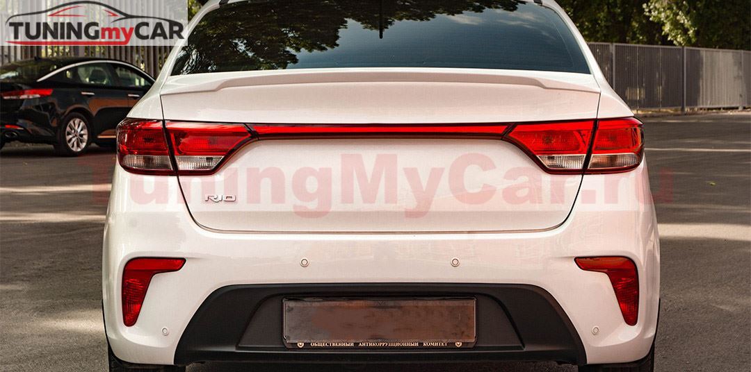 Лип спойлер Kia Rio 4 2017-2022